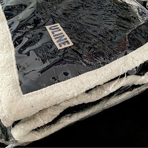 Lambs faux wool throw